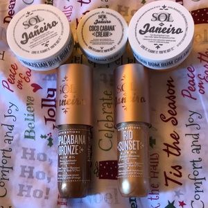Sol janerira 2 of bum cream 1 coco cabana 2 oil